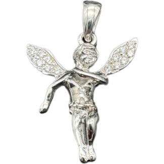 Engel Anhänger 585 Weißgold BJAN722