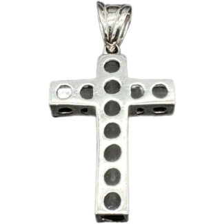 Kreuz Anhänger 585 Weißgold BJAN723