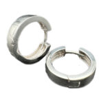 Creolen 585 Weißgold O98