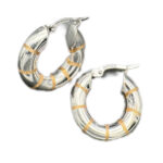 Creolen 585 Weißgold O99