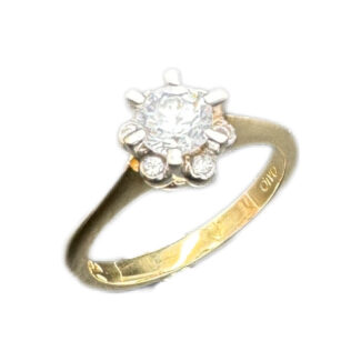 Verlobungsring 585 Gold R207