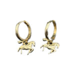 Pferde Ohrhänger 585 Gold O116