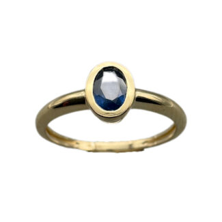 Saphir Verlobungsring 585 Gold SAR4