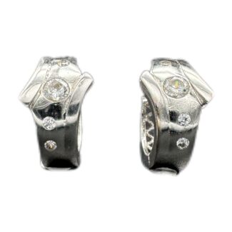 Creolen 585 Weißgold O3