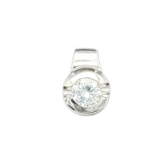 Solitär Anhänger 585 Weißgold AH6