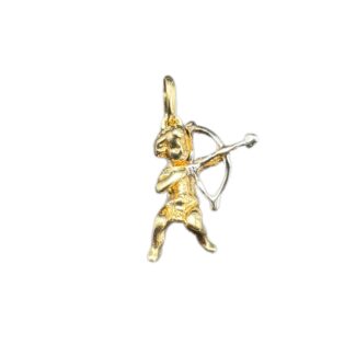 Engel Pfeil Bogen Anhänger 585 Gold AH16
