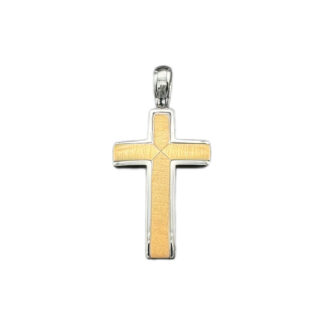 Kreuz Anhänger 750 Gold AH48