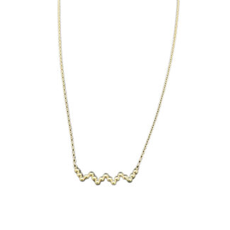 Kugel Halskette 585 Gold 42 cm HK297