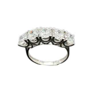 Verlobungsring Memoirering 585 Weißgold R358