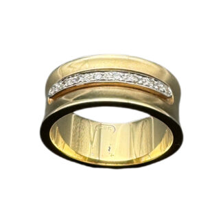 Verlobungsring Memoirering 585 Gold 0,10 ct DR37
