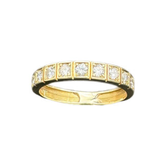 Verlobungsring Memoirering 585 Gold 0,63 ct DR38
