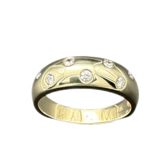 Verlobungsring 585 Gold 0,21 ct DR33