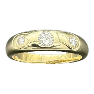 Verlobungsring 585 Gold 0,30 ct DR32
