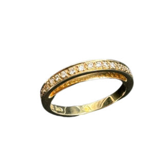 Verlobungsring Memoirering 585 Gold 0,19 ct DR40