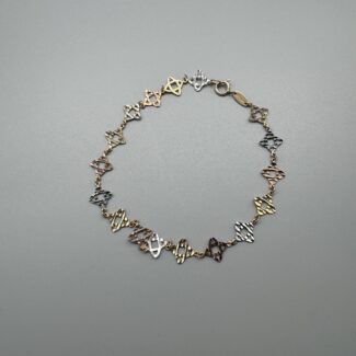 Sternarmband 585 Gold 19 cm AM51