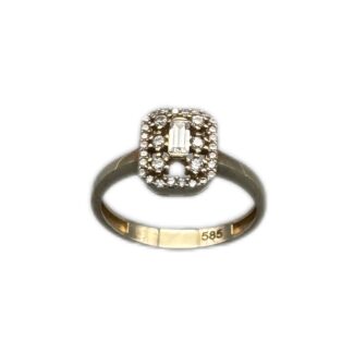 Verlobungsring 585 Gold R467