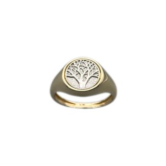 Lebensbaum Ring 585 Gold R459