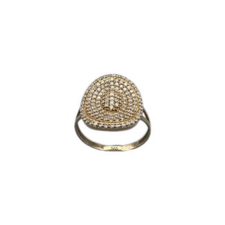 Plättchenring 585 Gold R491