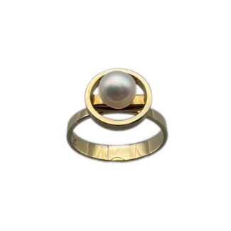 Perle Ring 585 Gold R495