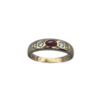 Rubin Ring 585 Gold 0,1 ct DR126