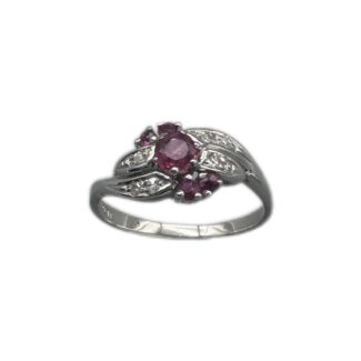 Rubin Ring 585 Gold 0,06 ct DR132