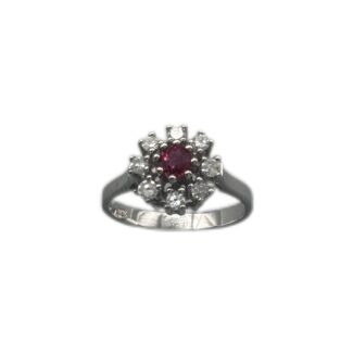 Rubin Ring 585 Gold 0,1 ct DR137