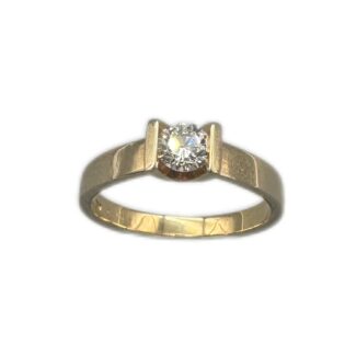 Verlobungsring 750 Gold 0,40 ct DR117