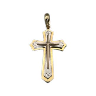 Kreuz Anhänger 585 Gold AH69