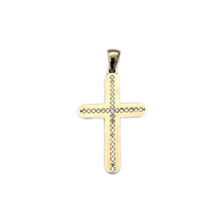 Kreuz Anhänger 585 Gold AH59