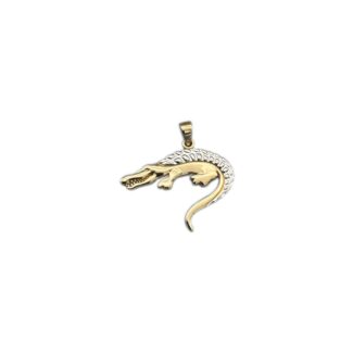 Krokodil Anhänger 585 Gold AH85