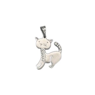 Katze Anhänger 585 Gold AH84