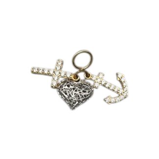 Glaube Liebe Hoffnung Anhänger 585 Gold AH140
