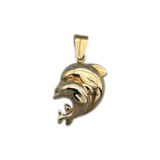 Delfin Anhänger 585 Gold AH129