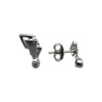 Ohrstecker 585 Weißgold O210