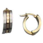 Creolen 585 Weißgold O219