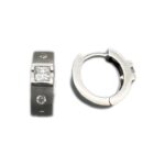 Creolen 585 Weißgold O209