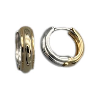 Creolen 585 Weißgold O220